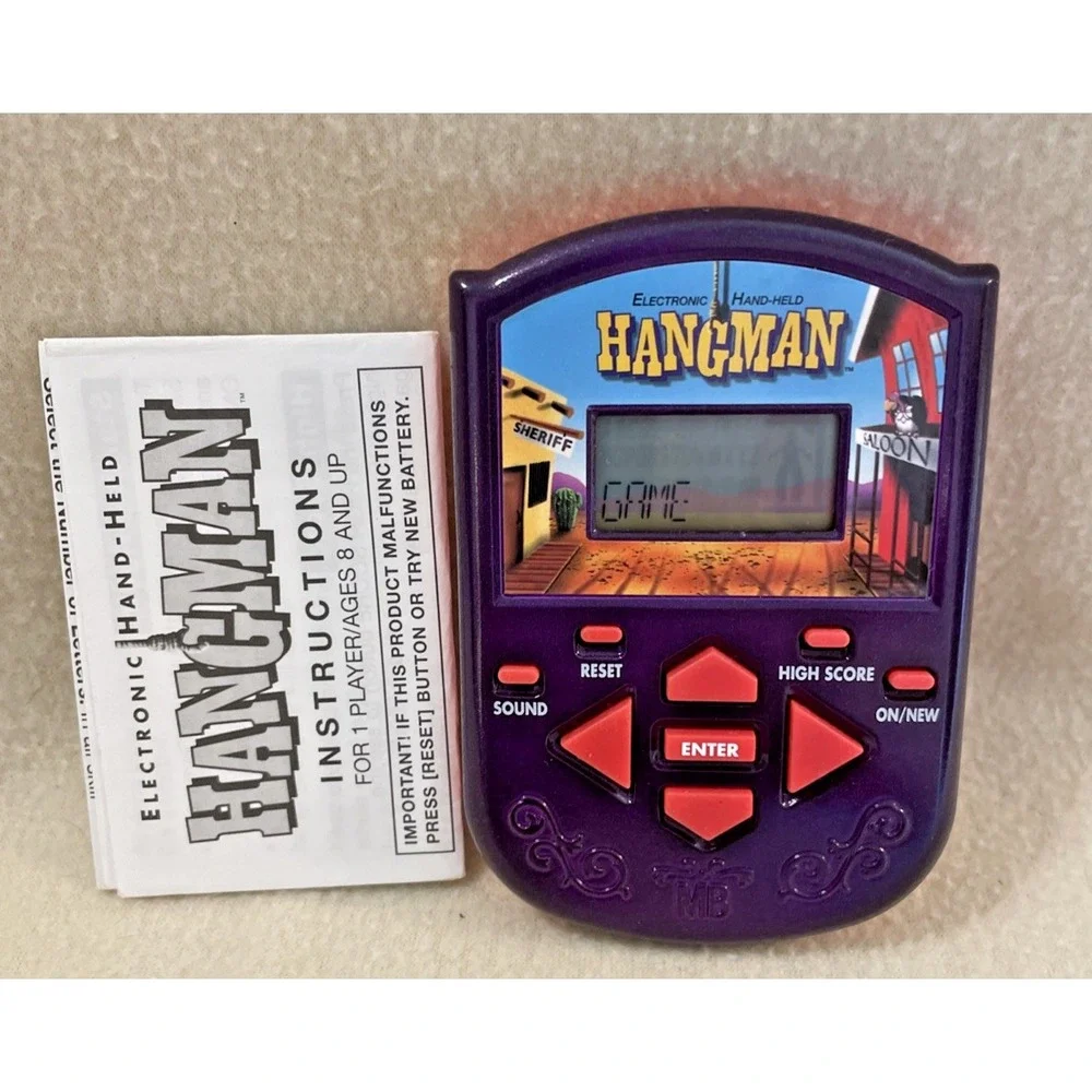 Milton Bradley portable hangman